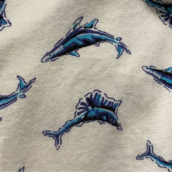 Wrangler Rugged Wear Men’s Short-Sleeve Button-Down – Sailfish Print – Size XL - Picture 8 of 8